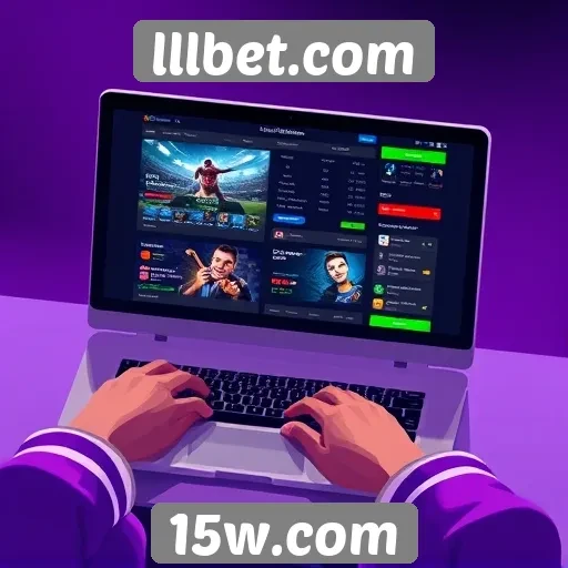 Análise da interface do usuário do site lllbet